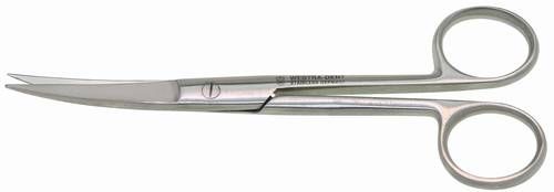 Chirurgische Schere, gebogen, 14,5 cm